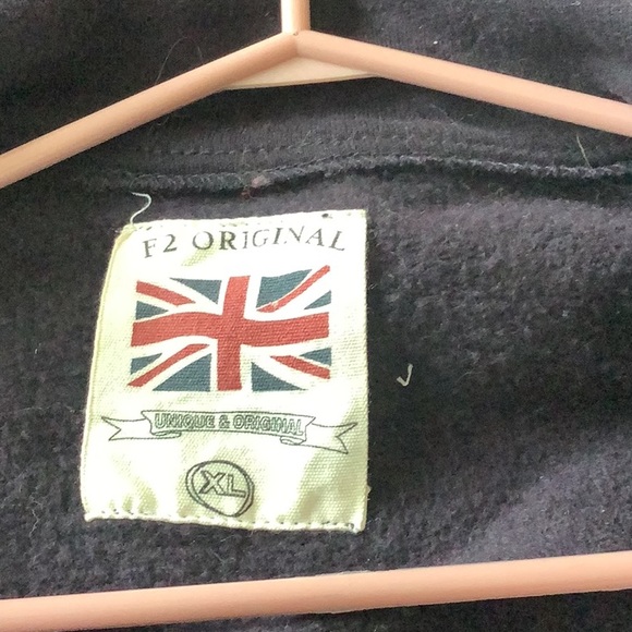 Dark navy jacket, sweat shirt material - Picture 5 of 5